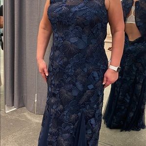 Navy Blue Mother of the Groom dress